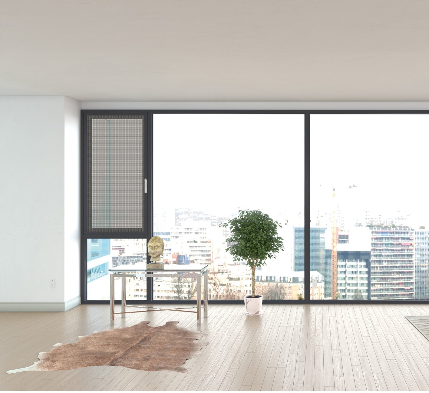 78窄边全隐内开系统窗