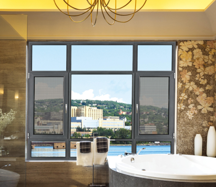 68非断桥平开窗