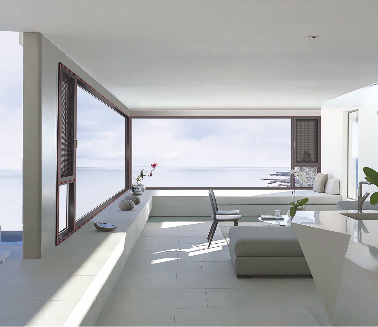 116窄边压线系统窗